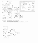 Carburetor Exhaust System Fuel Supply Kit - Carburetor Overhaul Diagram and Parts List for 445877-0130-E1  Briggs and Stratton Engine